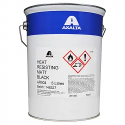 Axalta Stokes Heat Resisting Matt Black Paint