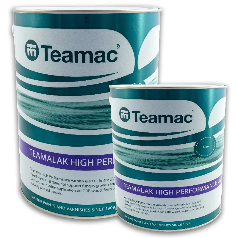 Teamac Teamalak High Performance Varnish | Yachts, Power Boats, Dinghies, Narrowboats, Cruisers, Commercial Vehicles