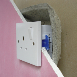 Astroflame Intumescent Fire & Acoustic Socket Box Cover | Electrical ...