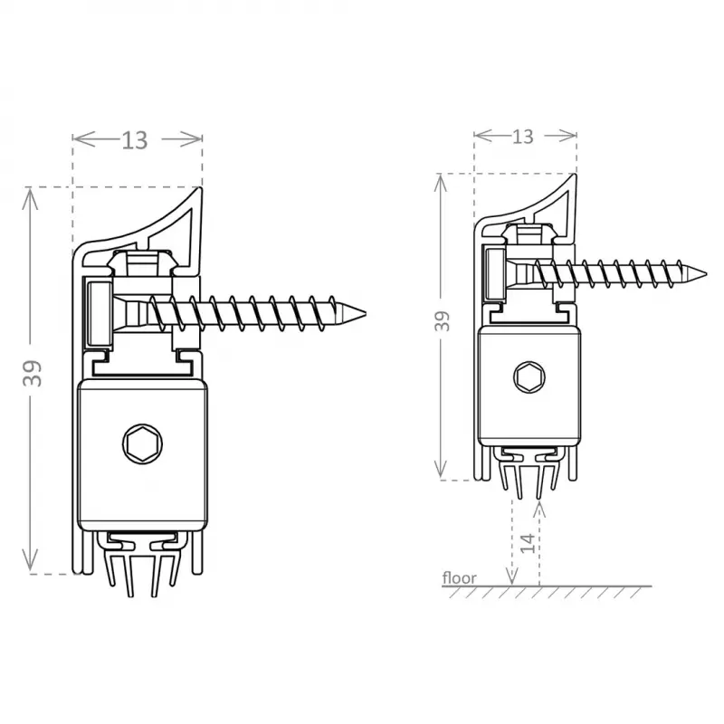 Astroflame Acoustic Rated Automatic Door Bottom Seal