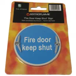 Astroflame Fire Door Signs For Fire Doors