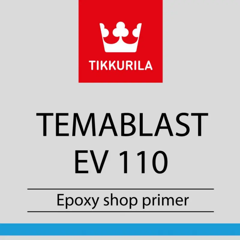 Tikkurila Temablast EV 110 | Iron Oxide Pigmented Epoxy Shop Primer