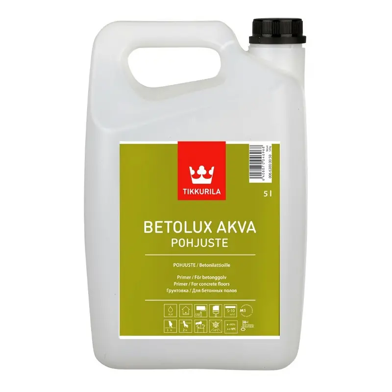 Tikkurila Betolux Akva Primer For New And Painted Concrete Floors