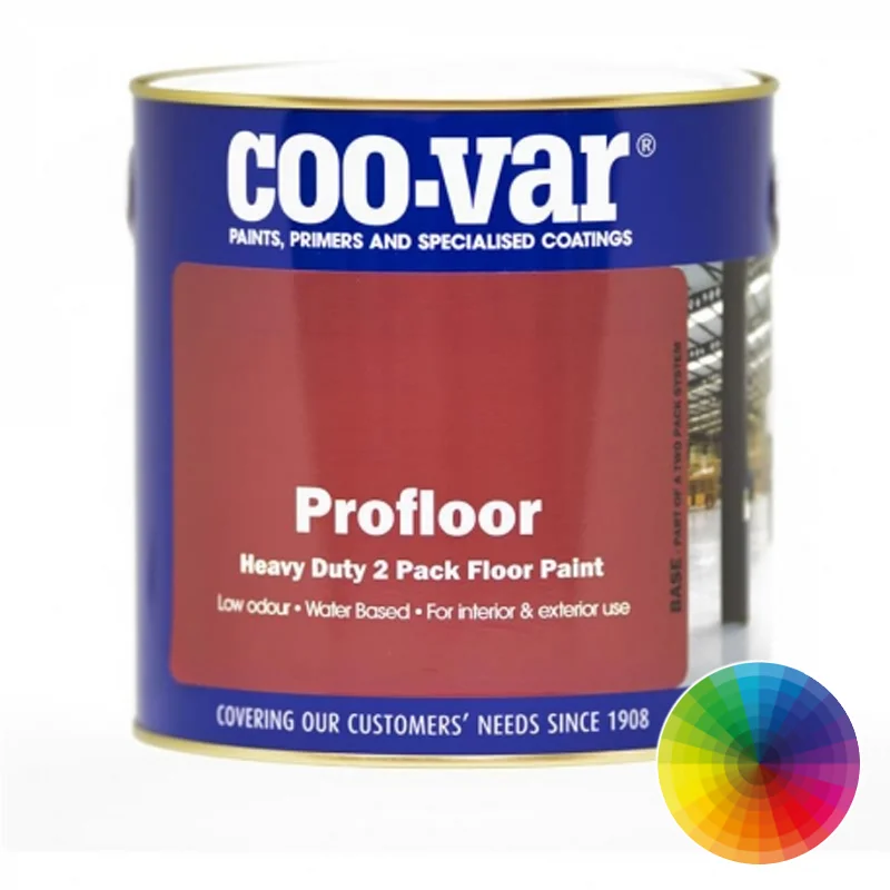 Coo-Var Profloor 2 Pack Epoxy Floor Paint | 2,400+ Colours