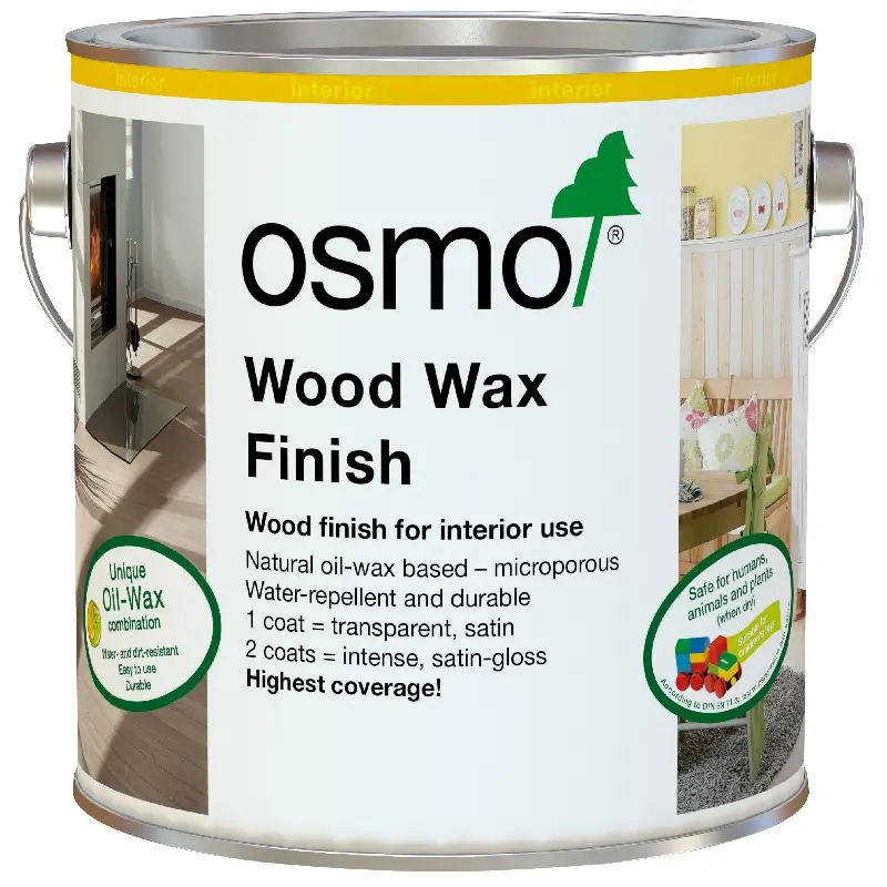 Osmo Wood Wax Finish | Coloured Base For Floors, Furniture & Toys