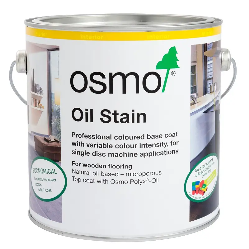 Osmo Oil Stain | Coloured Base Coat For All Wooden Floors