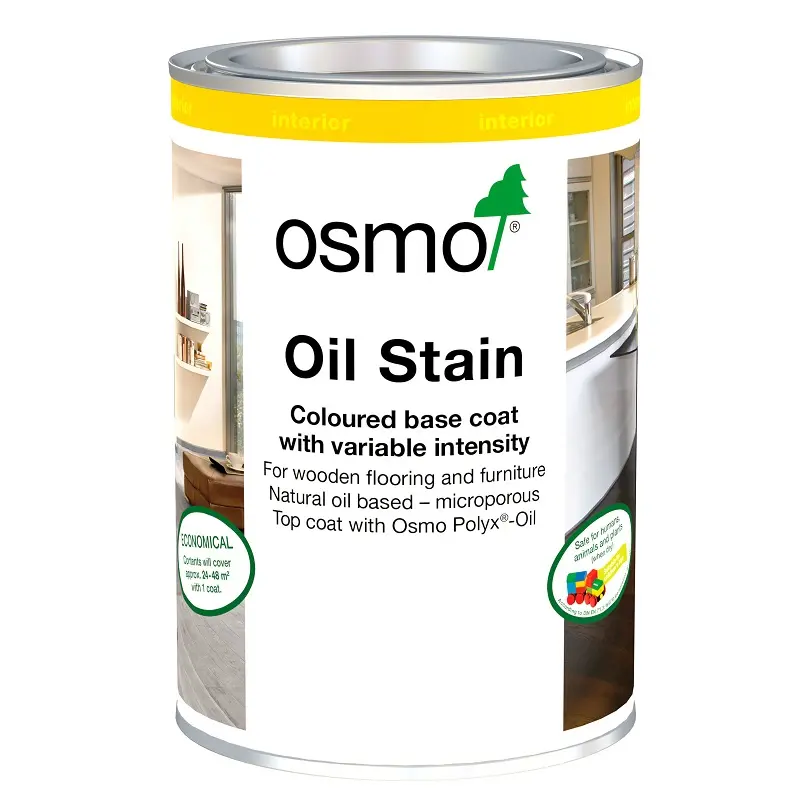 Osmo Oil Stain | Coloured Base Coat For All Wooden Floors