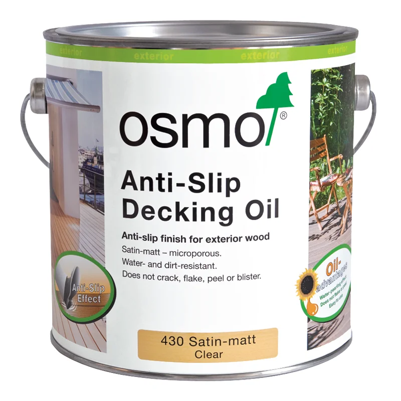 Osmo Anti-Slip Decking Oil | Non-Slip Topcoat For Decking & Stairs