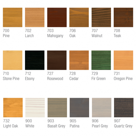 Osmo Natural Oil Woodstain Samples | Decorative & Protective Exterior ...