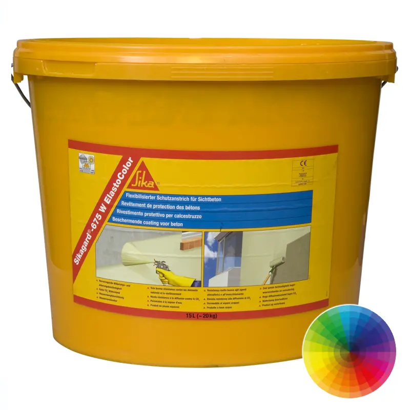 Sikagard 675 W ElastoColor Masonry Paint