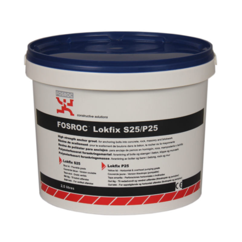 Fosroc Lokfix S Two Component Polyester Resin Anchoring Grout Rawlins Paints