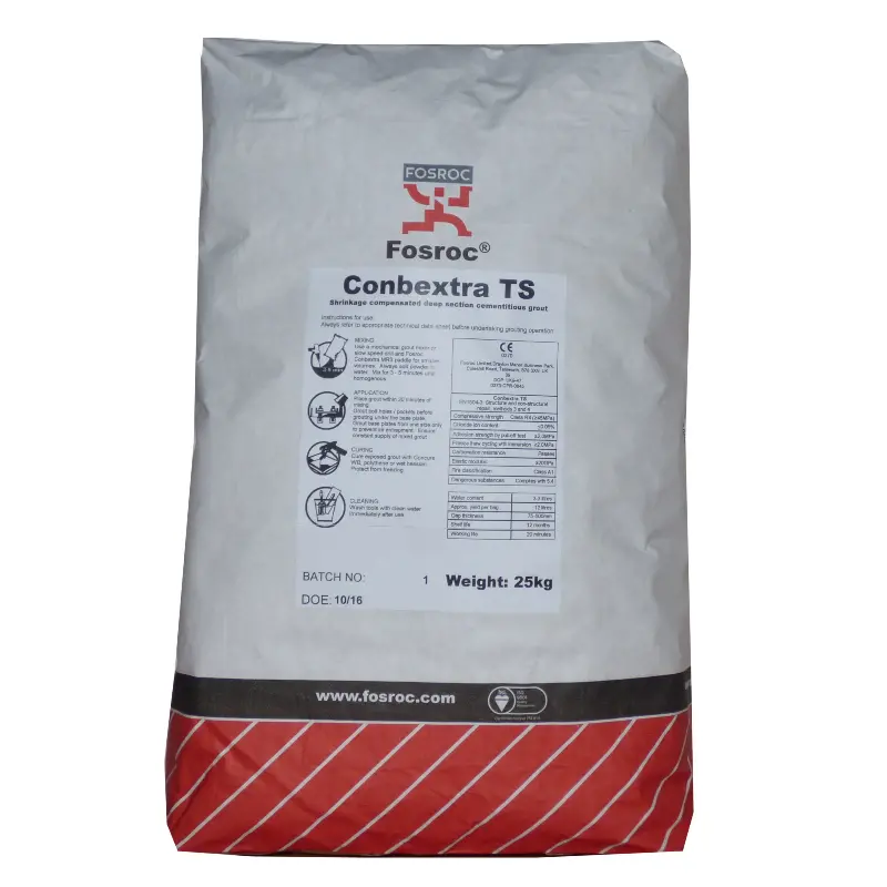 Fosroc Conbextra TS | High-Flow Thick Section Cementitious Grout