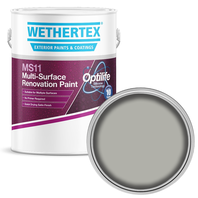 Wethertex MS11 Multi-Surface Renovation Paint | Agate Grey RAL 7038 ...