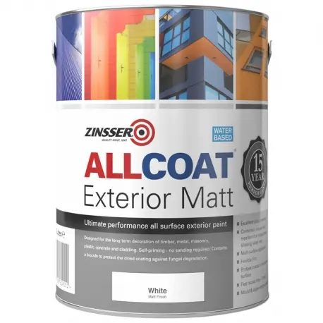 Zinsser AllCoat Exterior Matt (Water Based)