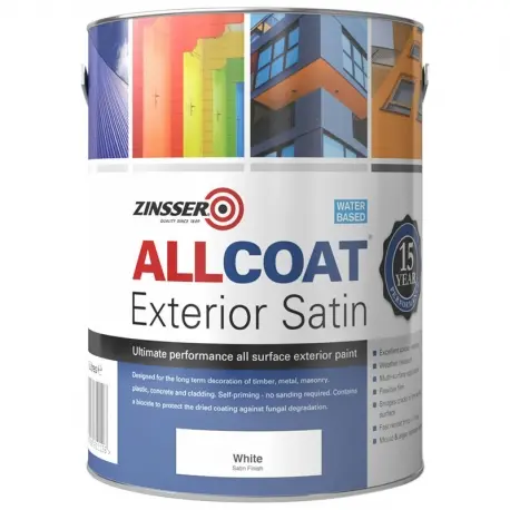 Zinsser AllCoat Exterior Satin (Water Based)