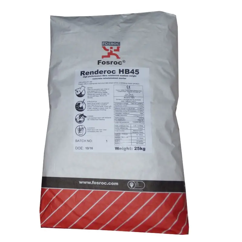 Fosroc Renderoc HB45 | High Strength Concrete Reinstatement Mortar