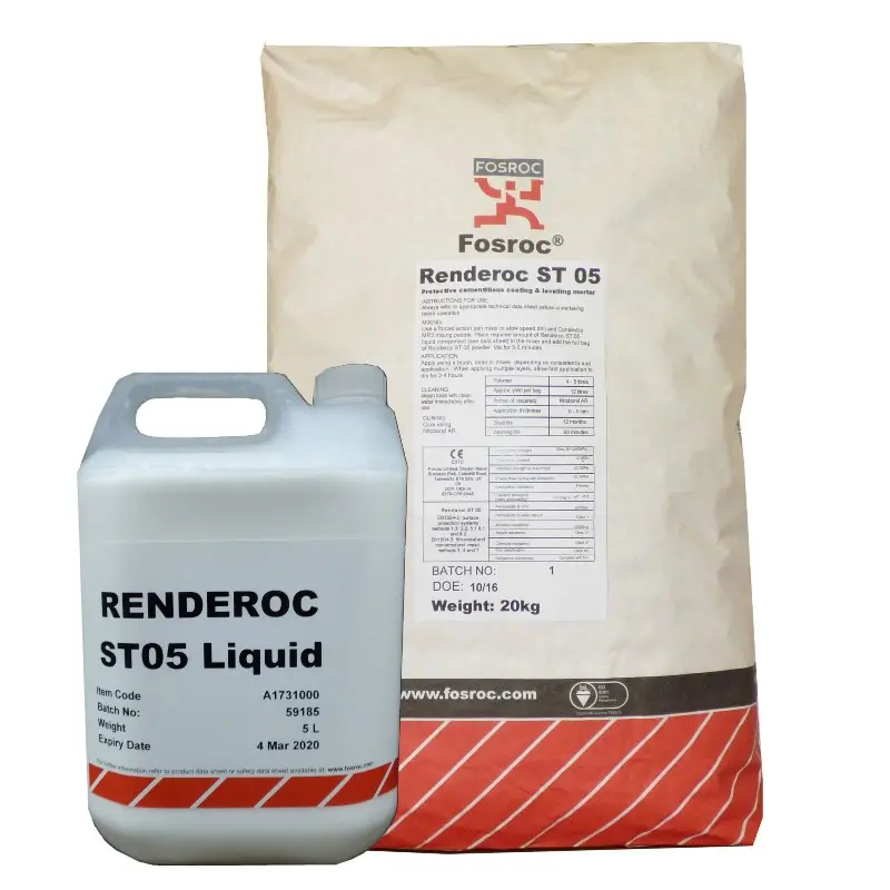 Fosroc Renderoc ST 05 | Protective Coating, Fairing & Levelling Mortar