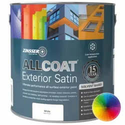 Zinsser AllCoat Exterior Satin (Solvent Based) | Available in 2,500+ Colours