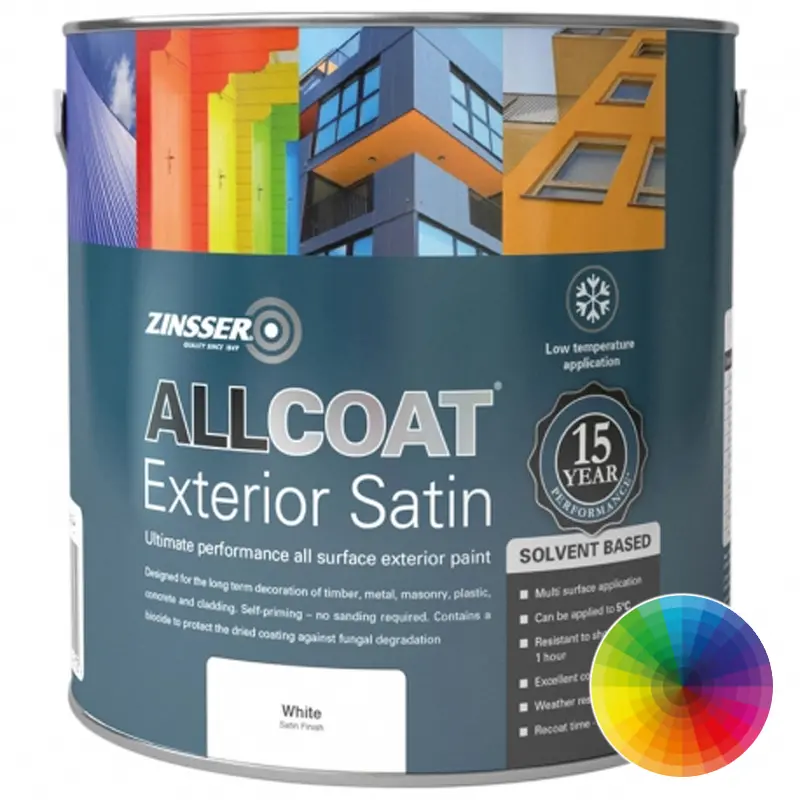 Zinsser AllCoat Exterior Satin (Solvent Based) | Available in 2,500+ Colours