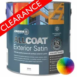 Zinsser AllCoat Exterior Satin (Solvent Based) | Available in 2,500+ Colours