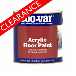 CLEARANCE - Coo-Var Acrylic Floor Paint - 2.2L Gloss Forest Green