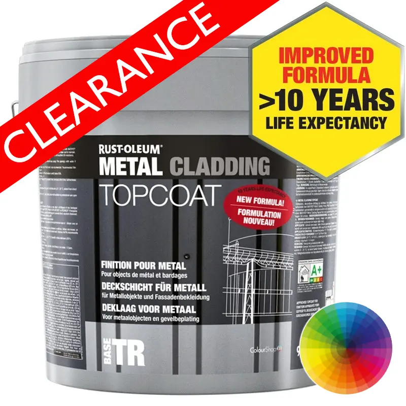 CLEARANCE - Rust-Oleum Mathys Metal Cladding Topcoat