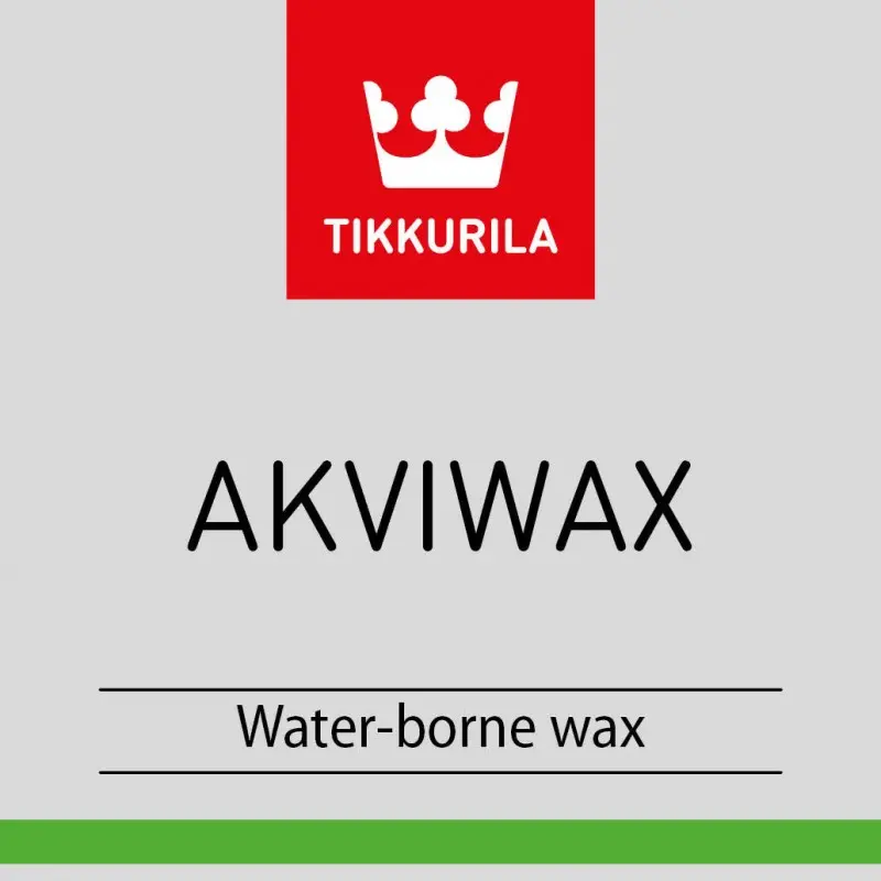 Tikkurila Akviwax White | Fast-Drying Wax for Wood