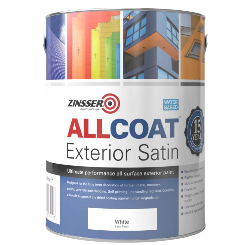 Zinsser AllCoat Exterior Satin (Water Based) - Shades Of Blue