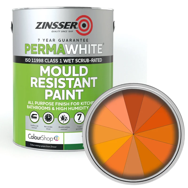 Zinsser Perma-White Interior - Shades of Orange