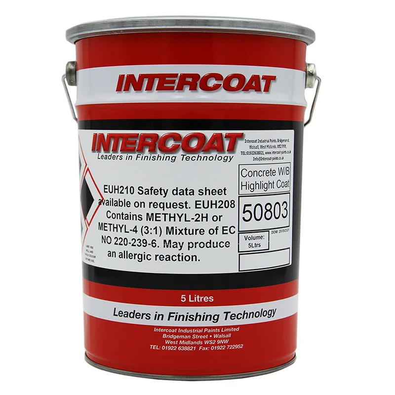 Intercoat Concrete WB Highlight Coat 50803 | Concrete Effect System