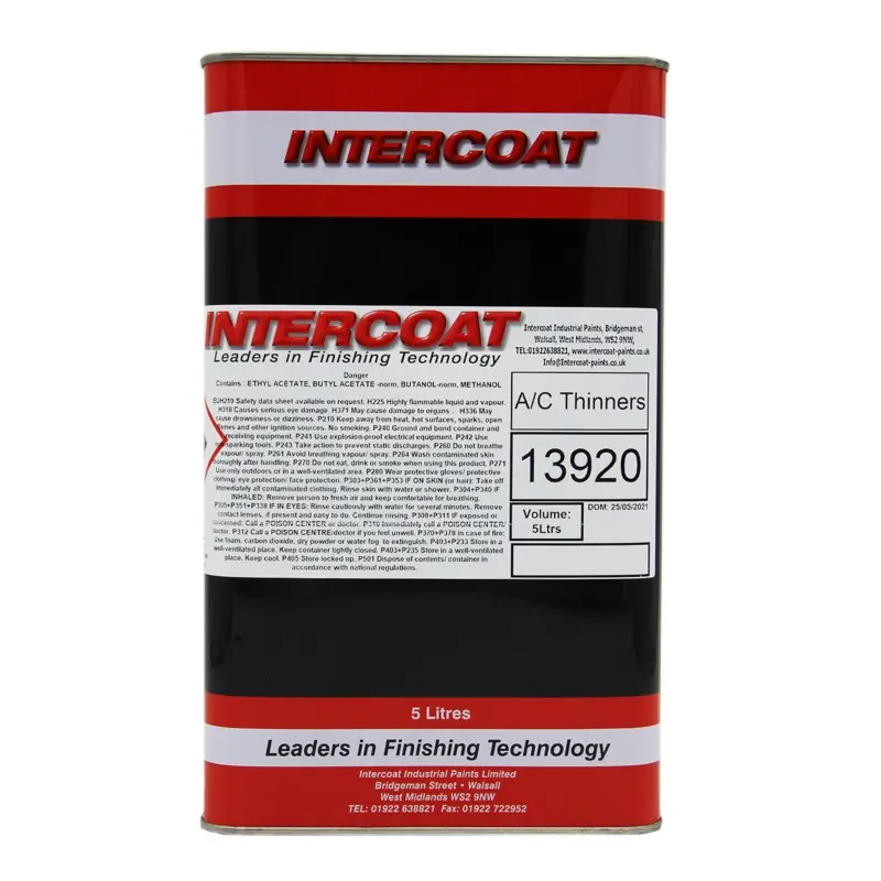 Intercoat Thinner for High-Solids A/C 13920