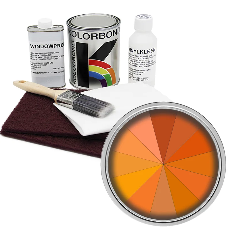 Kolorbond uPVC Painting Kits - Shades of Orange