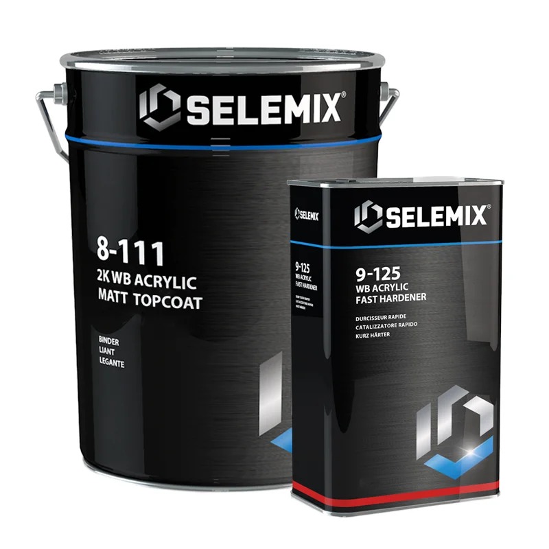 Selemix 8-110/8-111 2K WB Acrylic Topcoat (Fast Curing) | 6,700+ Colours