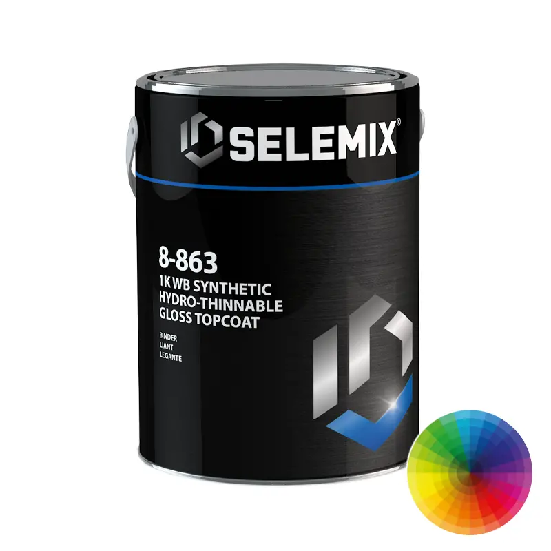 Selemix 8-863 1K WB Synthetic Hydro-Thinnable Gloss Topcoat | 6,700+ Colours