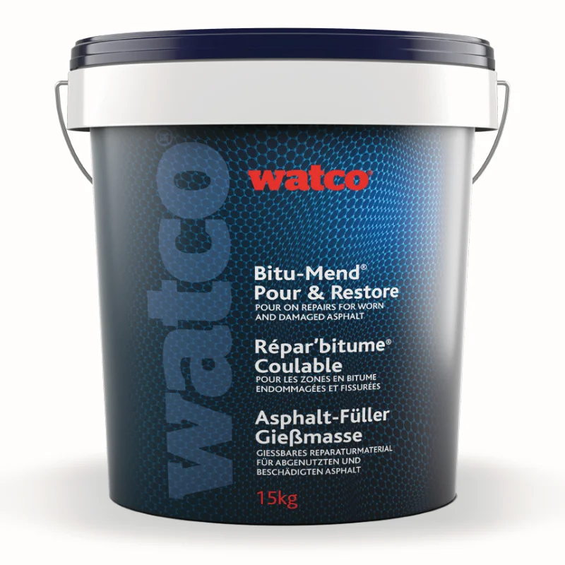 Watco Bitu-Mend Pour And Restore | Shallow Surface Asphalt Repairs