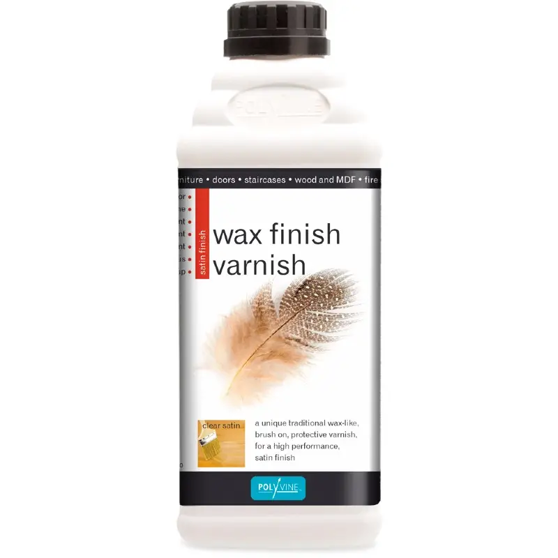 Polyvine Wax Finish Varnish | Wax-Like Brush-On Protective Varnish