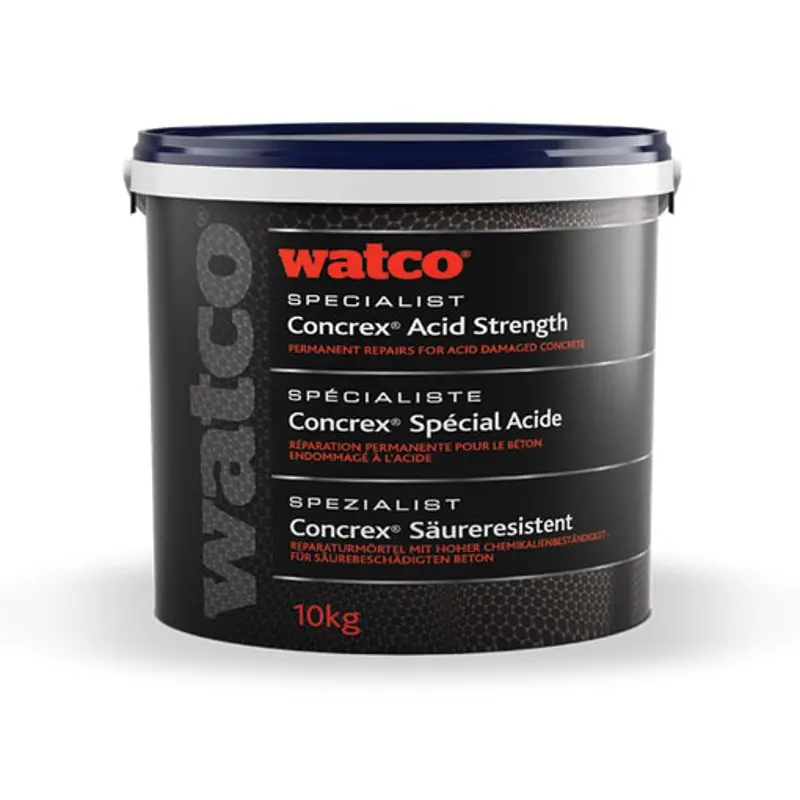 Watco Concrex Acid Strength | High Strength Epoxy Resin Repair Mortar