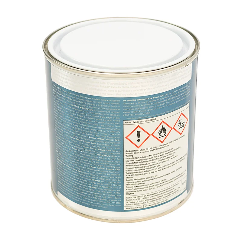 Zinsser AllCoat Exterior Satin (Solvent Based) | 4,400+ Colours