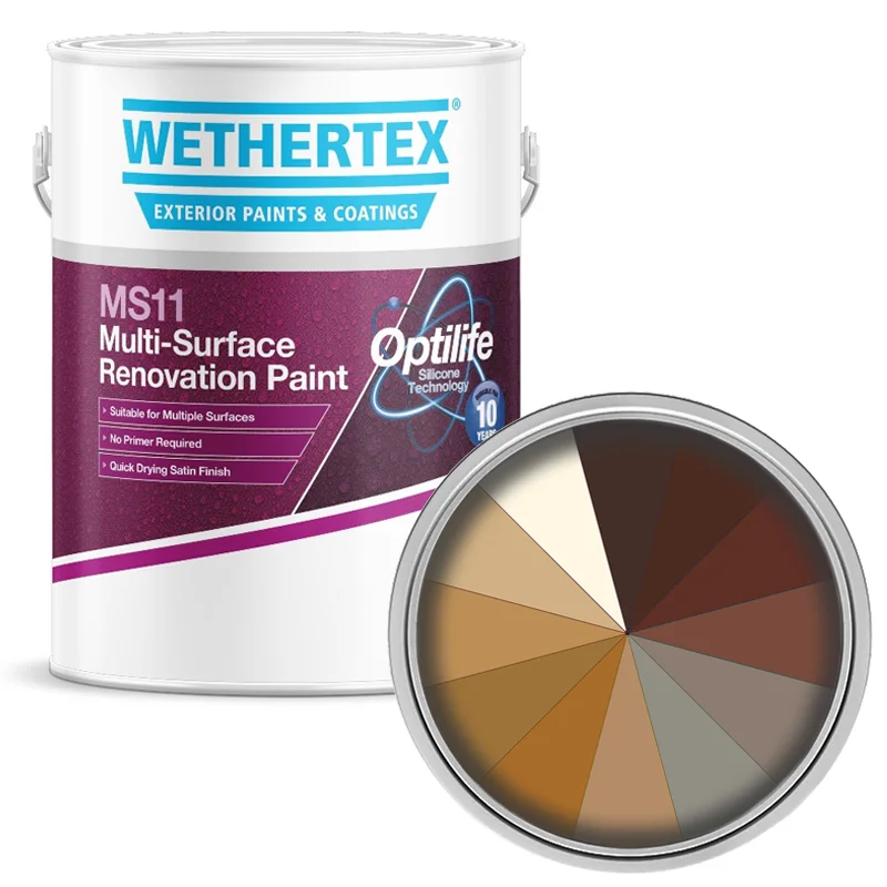 Wethertex MS11 Multi-Surface Renovation Paint - Shades of Brown