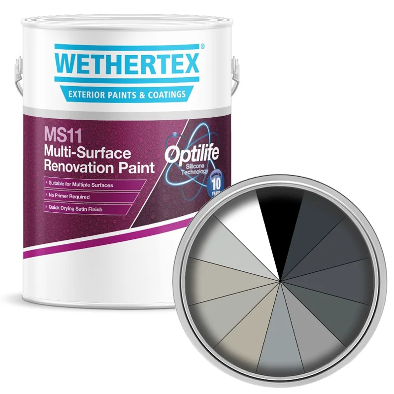 Wethertex MS11 Multi-Surface Renovation Paint - Shades of Grey