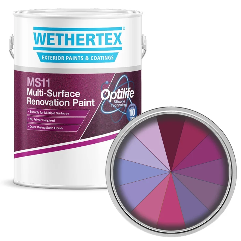 Wethertex MS11 Multi-Surface Renovation Paint - Shades of Violet & Purple