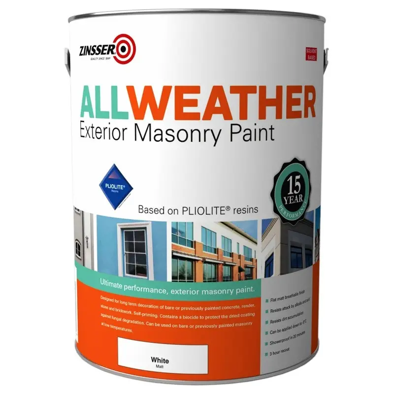 Zinsser AllWeather Exterior Masonry Paint (Solvent Based)