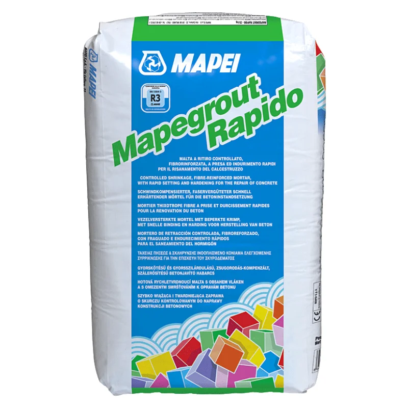 Mapei Mapegrout Fast-Set Rapido | Fibre-Reinforced Mortar