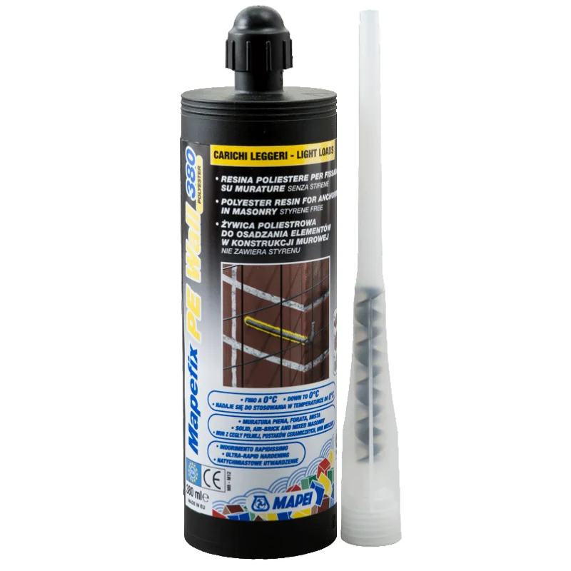 Mapei Mapefix PE Wall | Chemical Anchor for Masonry and Light Loads