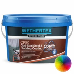 CLEARANCE - Wethertex CP80 Clad-Seal Steel & Cladding Coating - RAL 7004