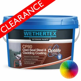 CLEARANCE - Wethertex CP80 Clad-Seal Steel & Cladding Coating - RAL 7004