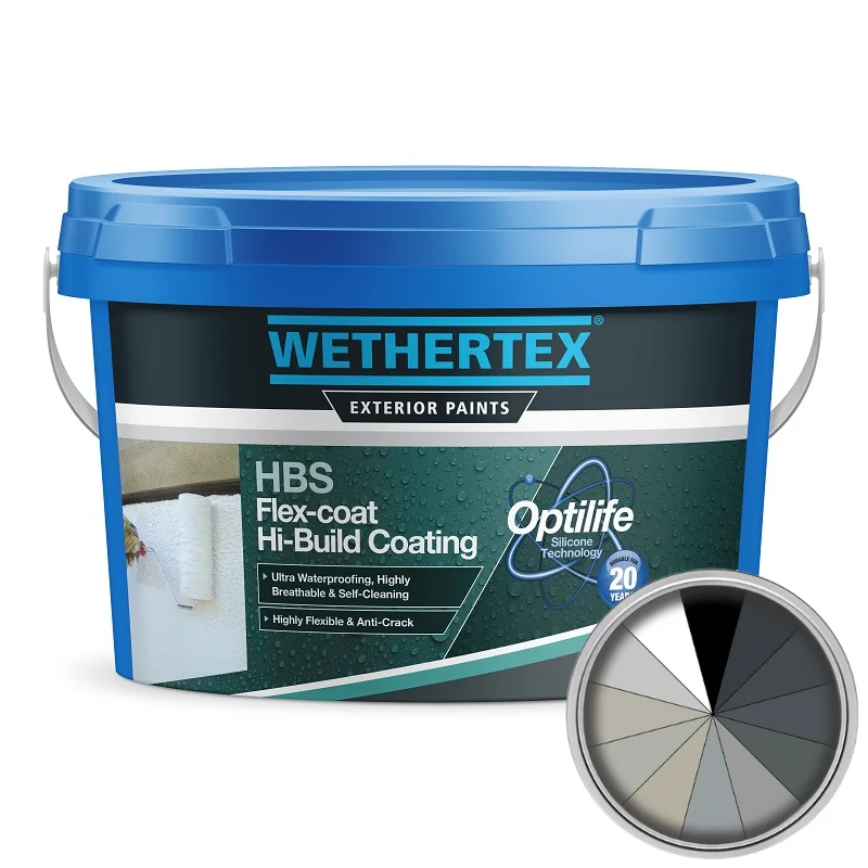 Wethertex HBS Flex-Coat Hi-Build Coating - Shades of Grey