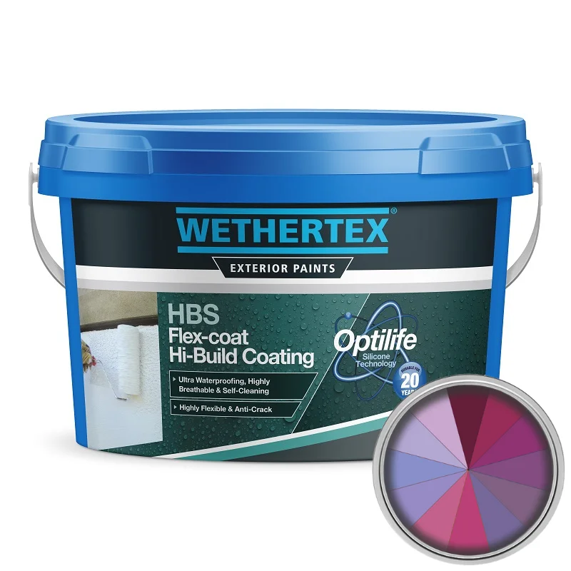 Wethertex HBS Flex-Coat Hi-Build Coating - Shades of Purple