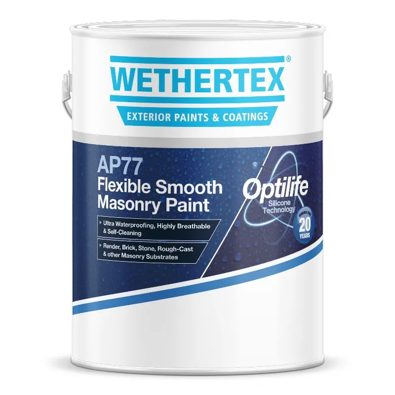 Wethertex AP77 Flexible Smooth Masonry Paint - Shades of Blue