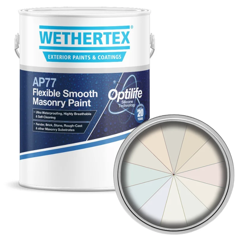 Wethertex AP77 Shades of White Flexible Smooth Masonry Paint